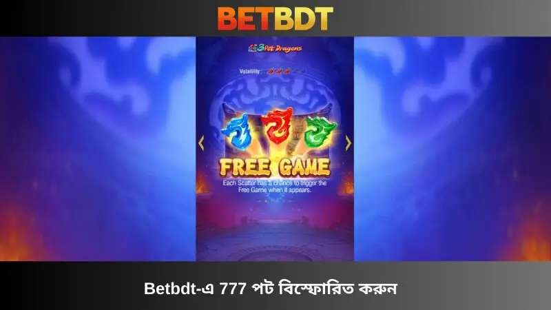 Betbdt এ ৭৭৭ জ্যাকপট