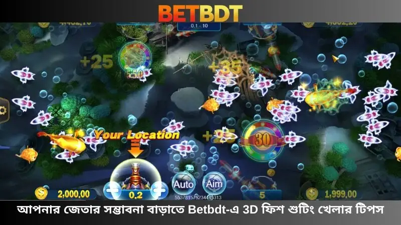 Betbdt এ 3D মাছ শিকার খেলার জন্য কৌশলগুলি প্রয়োগ করুন