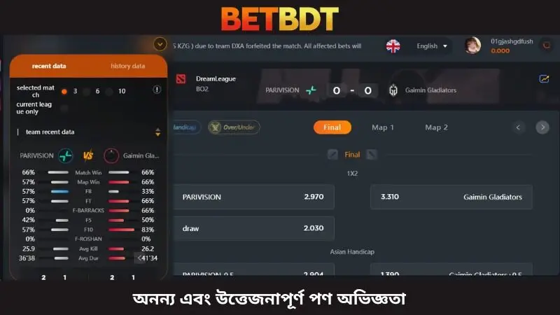 রোমাঞ্চকর এবং এক্সক্লুসিভ বেটিং অভিজ্ঞতা