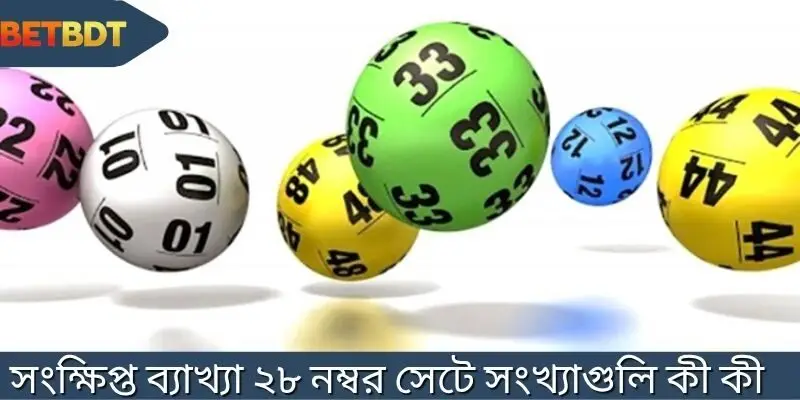 ২৮ নম্বর সেটে সংখ্যাগুলি কী কী সম্পর্কে আরও জানুন